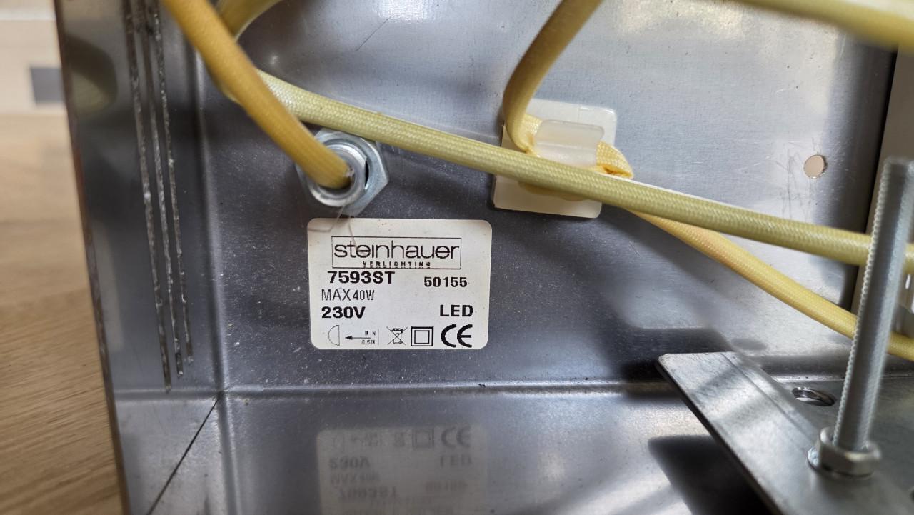 Steinhauer Favourite hanglamp - geborsteld staal