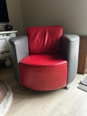 Leren fauteuil Montel