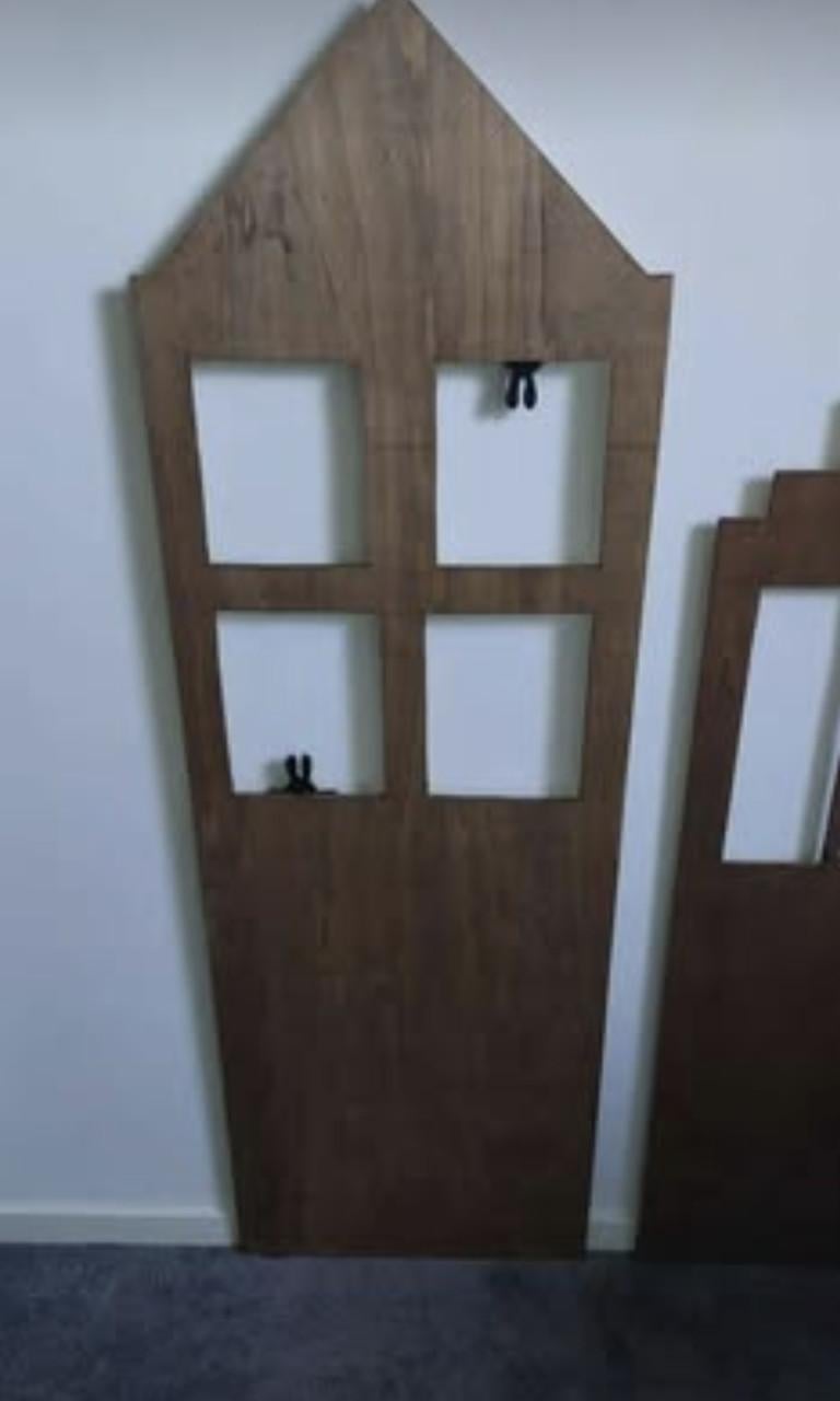 Houten huisjes, decoratie kinderkamer