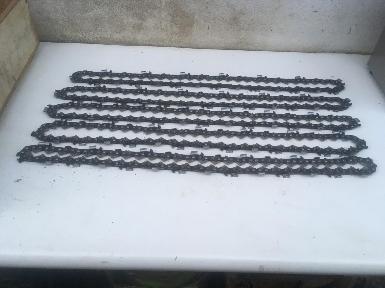 5x zaagketting voor kettingzaag dolmar, husqvarna etc. zo goed als nieuw