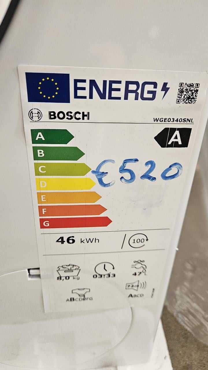 Bosch wasmachine
