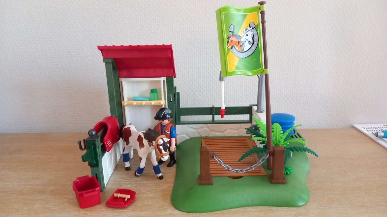 Playmobil paardenwasplaats setnr 6929