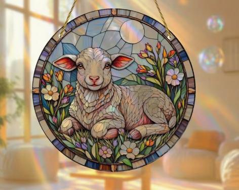 Raamhanger schaap ( doorschijnend )
