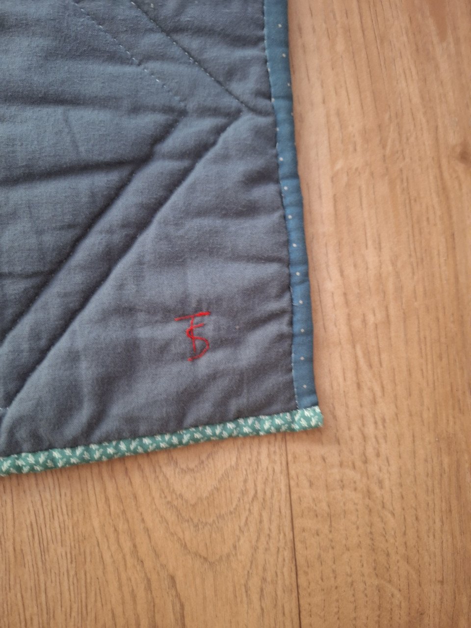 Handgemaakte quilt