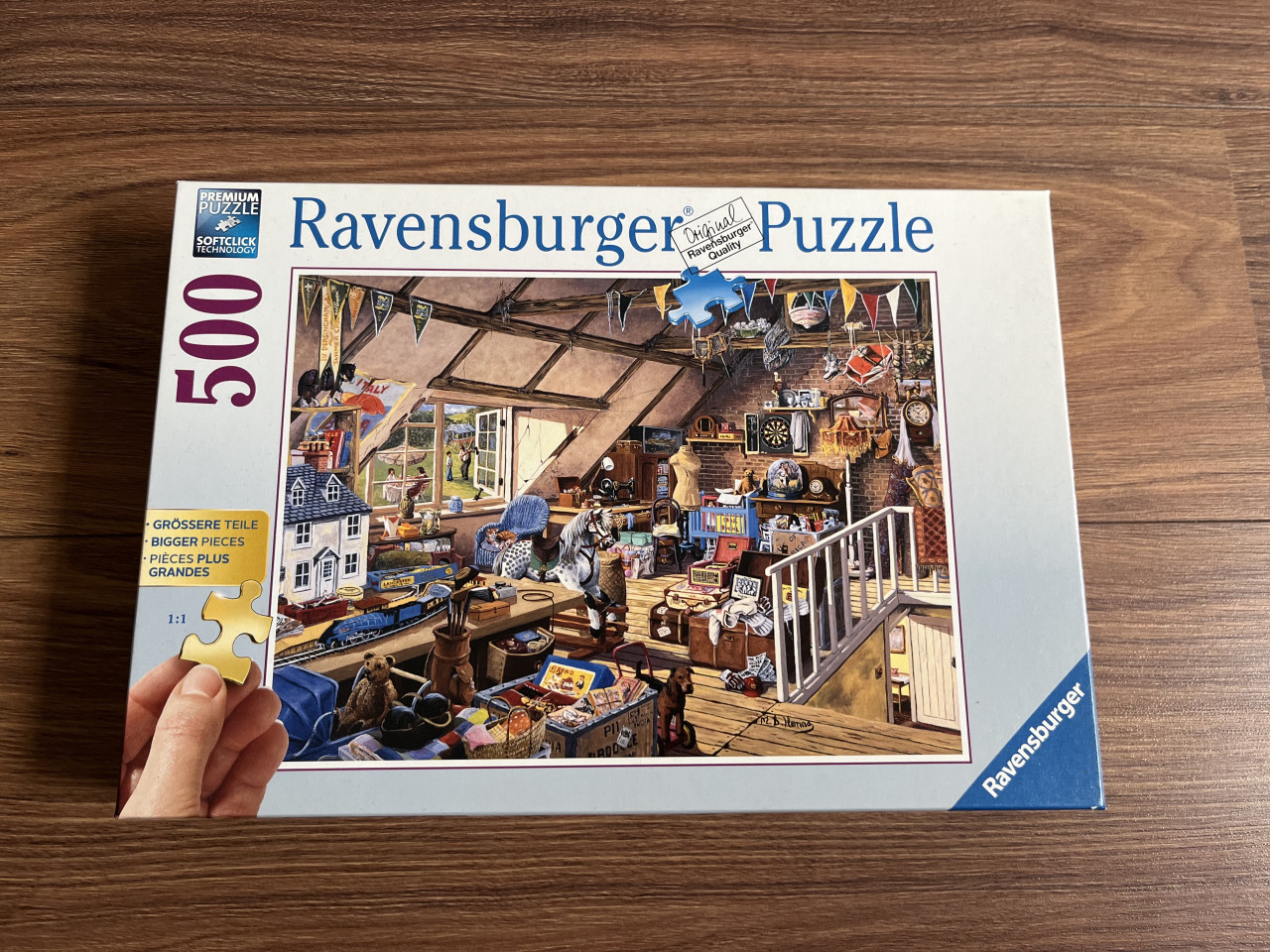 Ravensburger Puzzel speelgoed op zolder