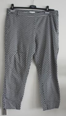 Zwart witte broek maat 44