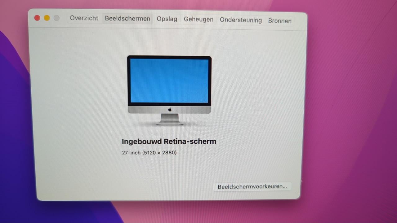 IMac 27 inch Retina 5k Late 2015 (SSD)