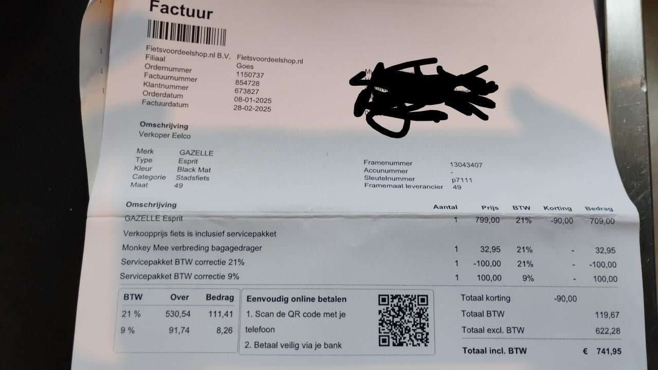 Gazelle 28 inch frame 49 cm