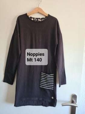 Noppies jurk/ lange trui maat 140 zwart met zakje en rits
