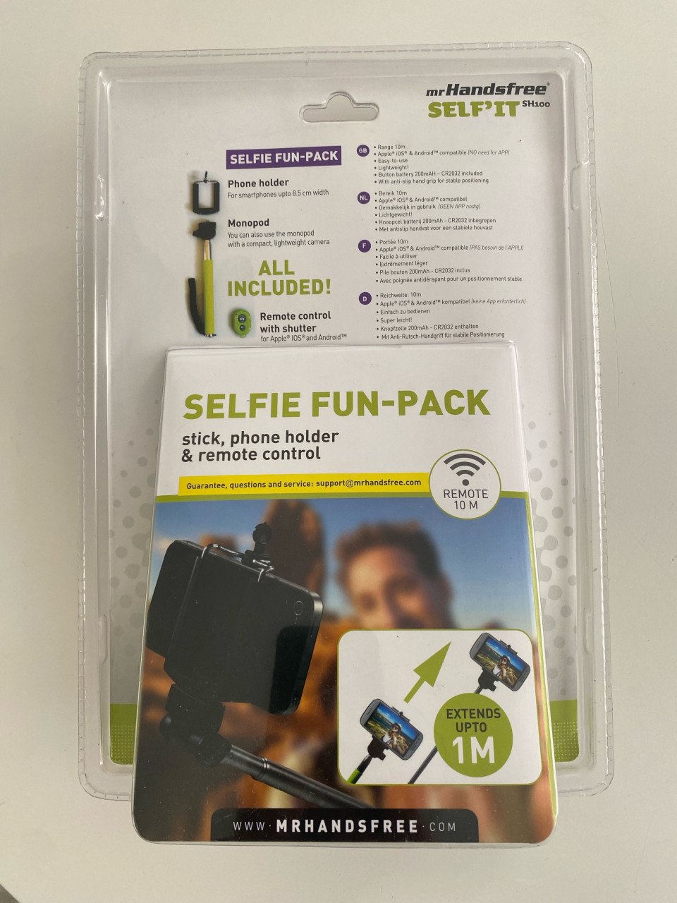 Selfie stick pakket nieuw!
