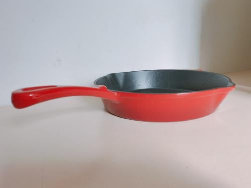 Gietijzeren pan.
