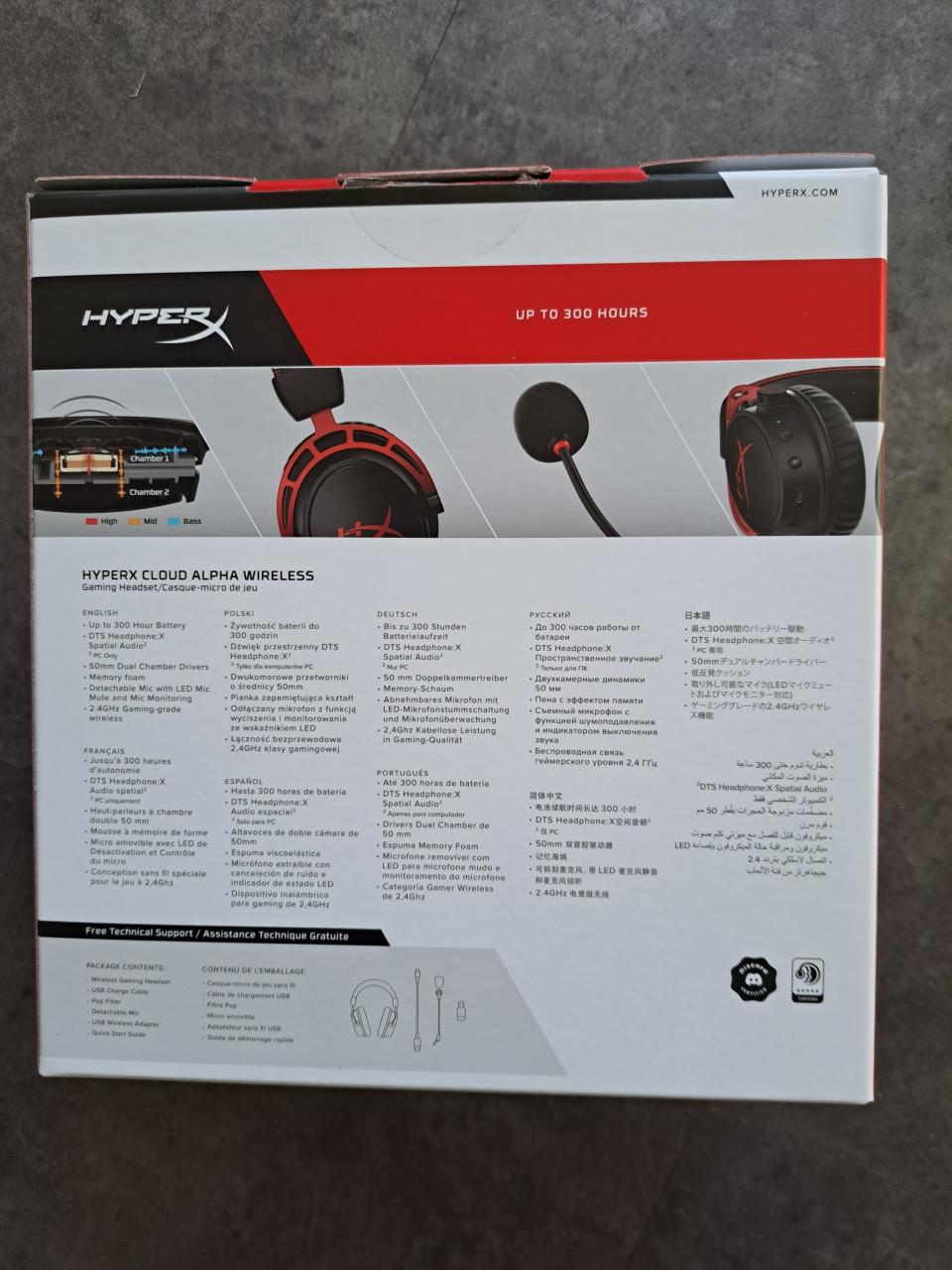 Hyperx Cloud Alpha Wireless Game Headset