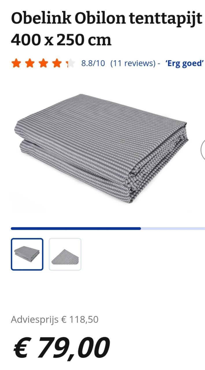 Tent tapijt