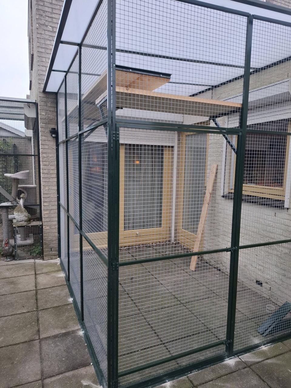 Aluminium kattenrennen/verblijven..........