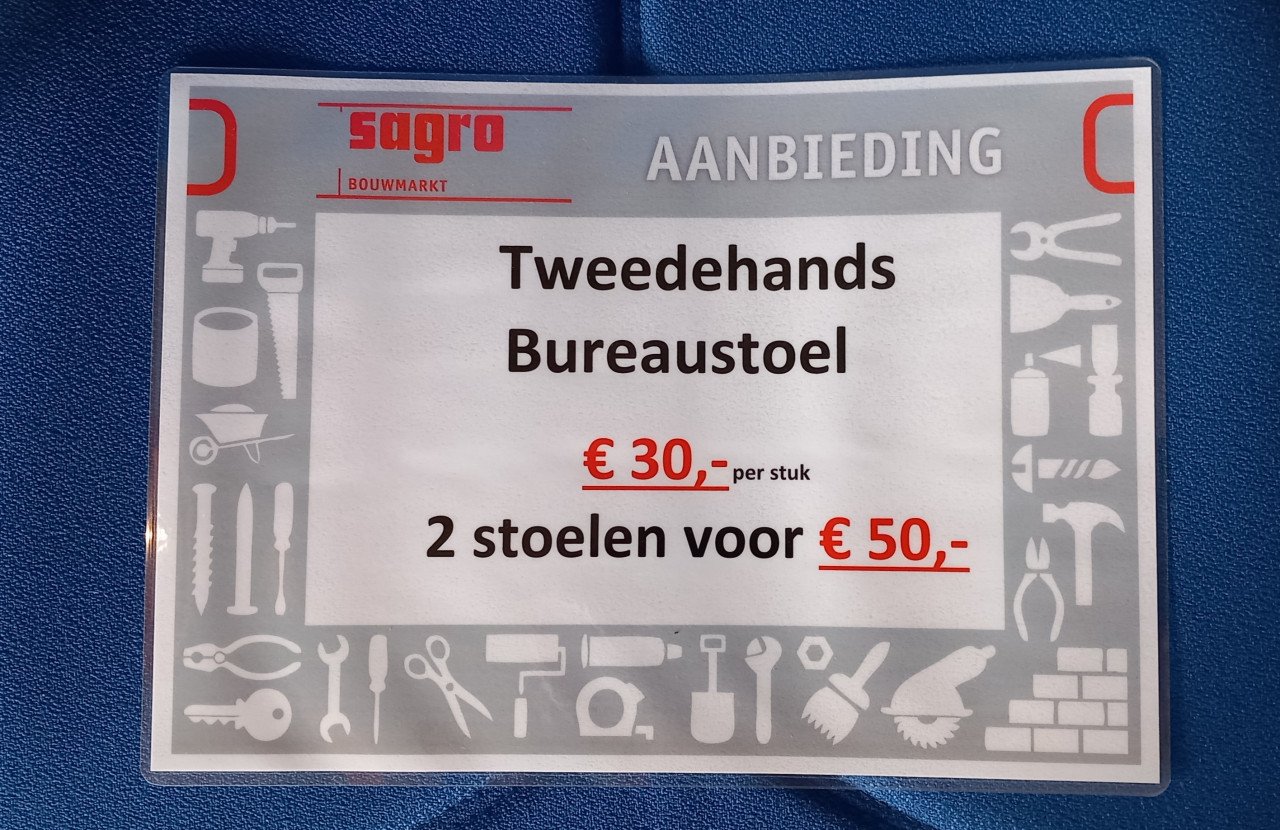 Mooie bureau stoelen (2de kans)