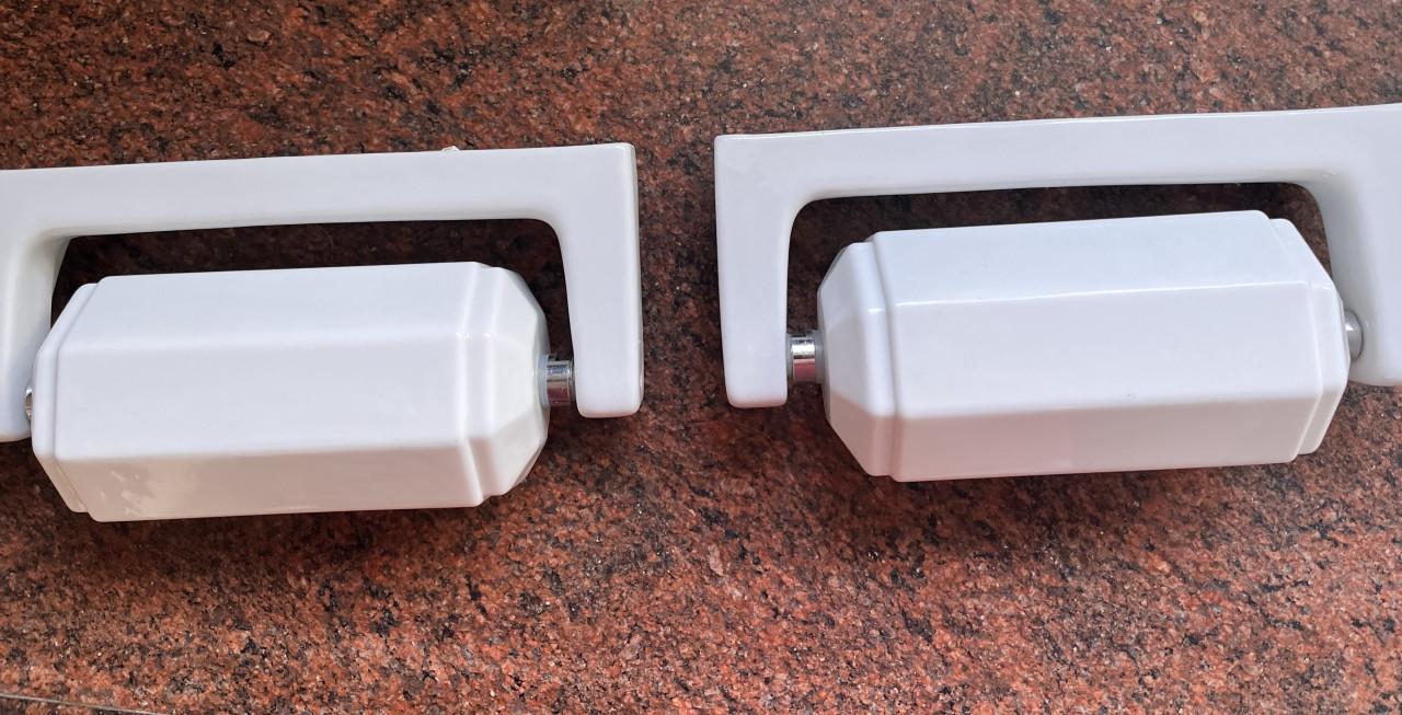 2x Vintage Keramische lampjes.
