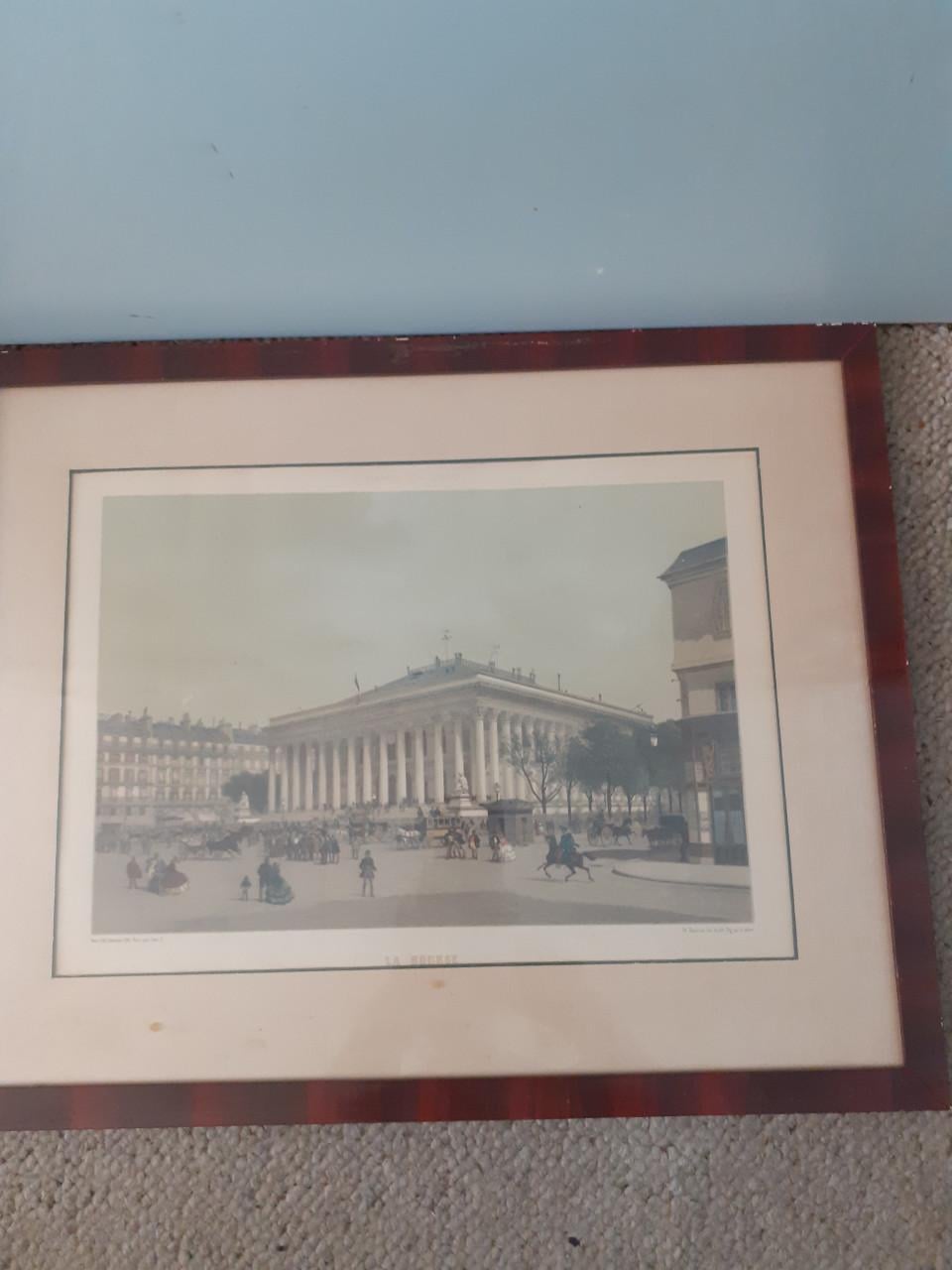 3 litho's 'Paris en 1860' - Félix Benoist (1861).