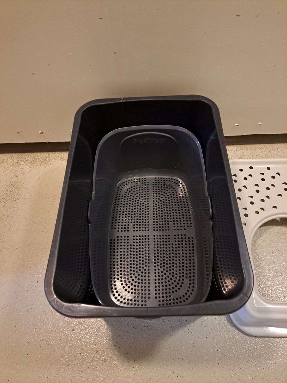 Kattenbak met toegang bovenzijde