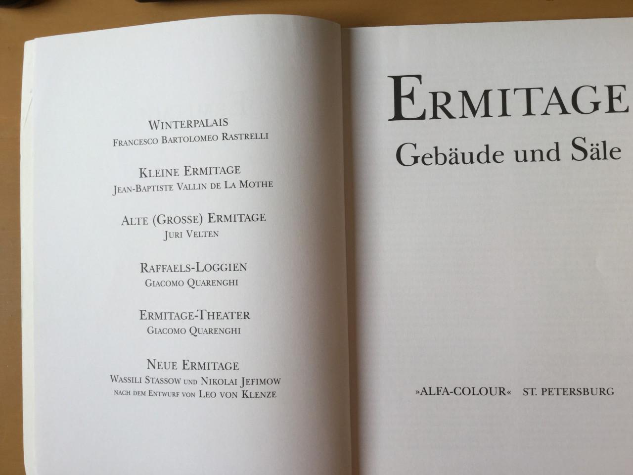 Ermitage - Gebäude und Säle