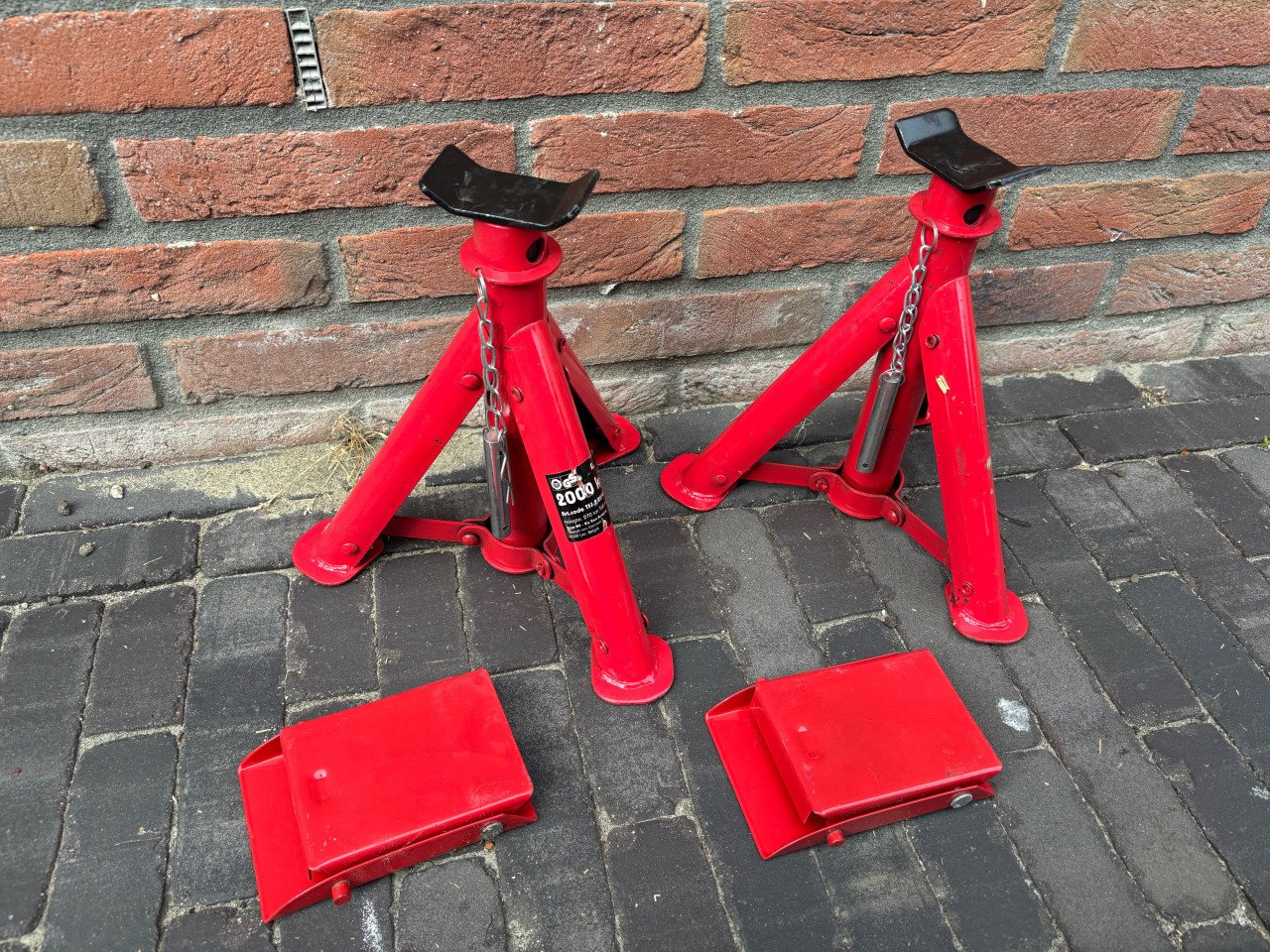 Degelijke Garagekrik / Auto krik- Inclusief steunen