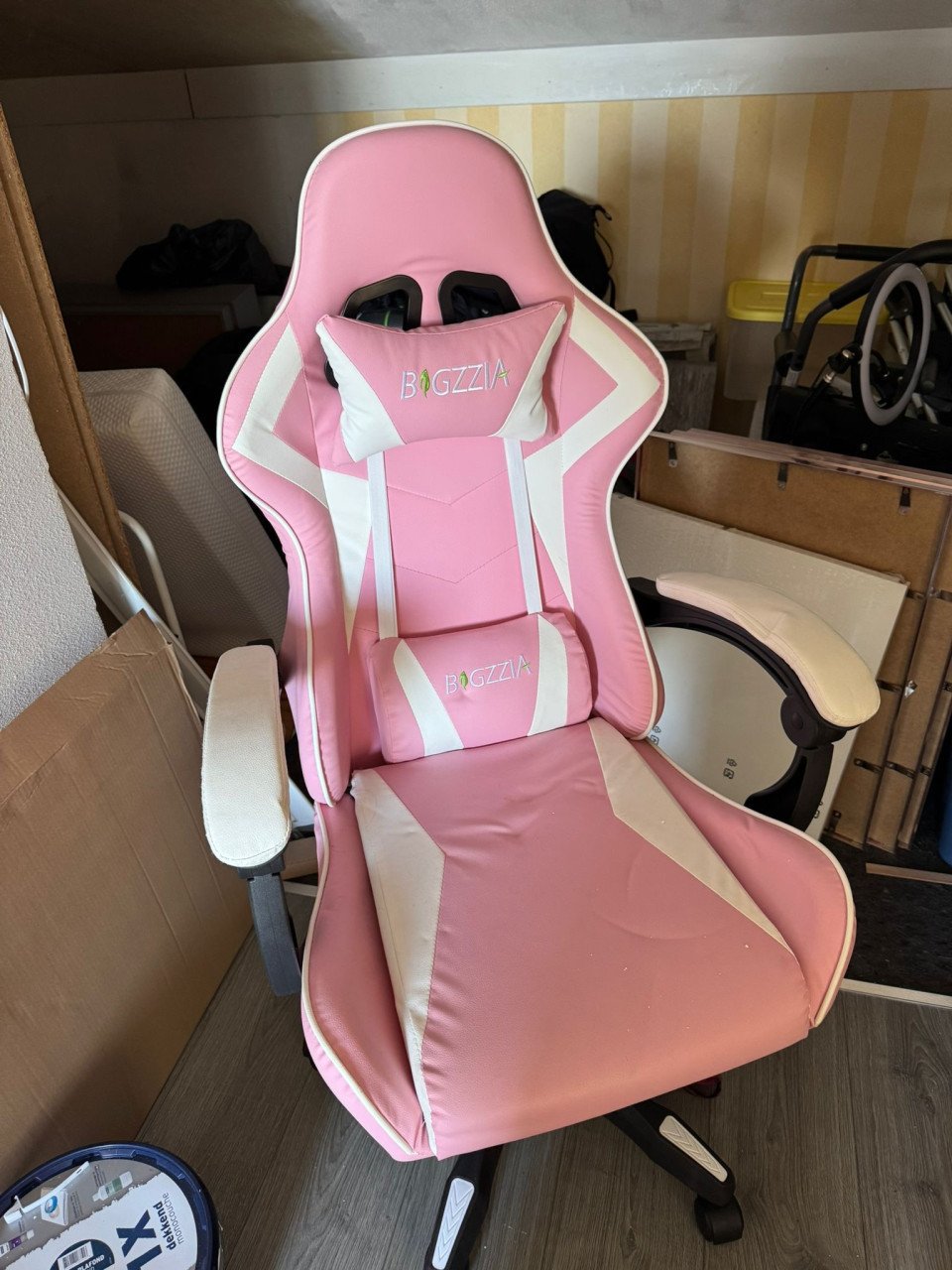 Roze game/bureaustoel