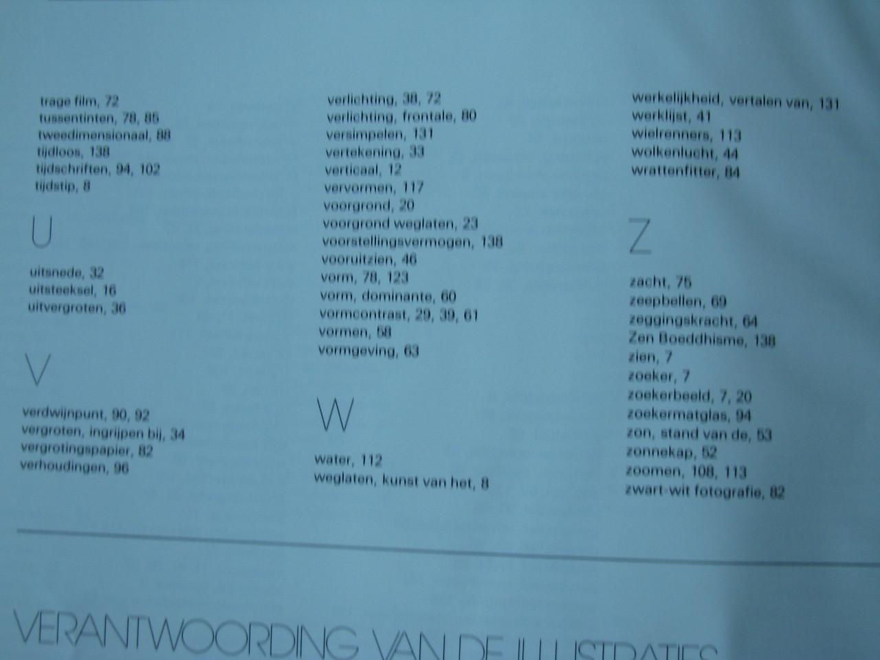 Boeken over fotografie.