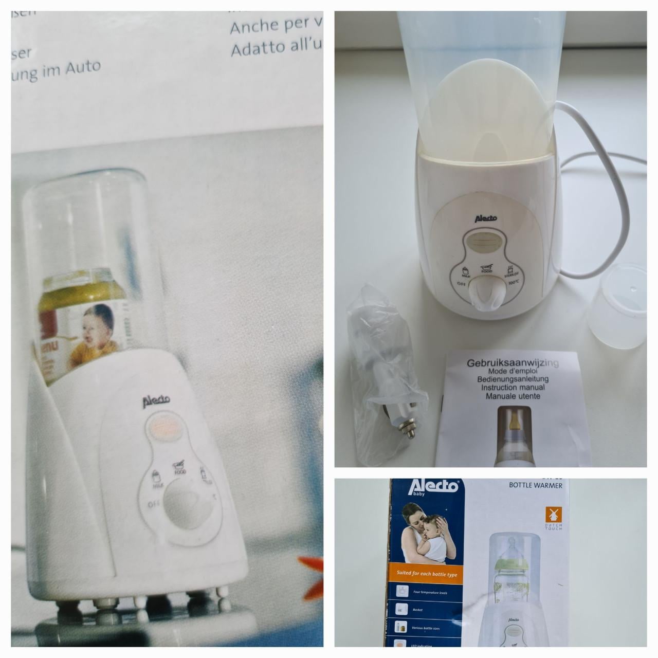 Alecto BW-80 flessen- en babyvoedingverwarmer.