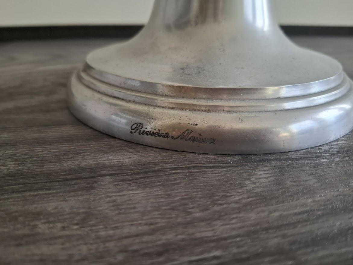 Rivièra Maison l zilveren kandelaar l 50 cm hoog x 42,5 cm breed