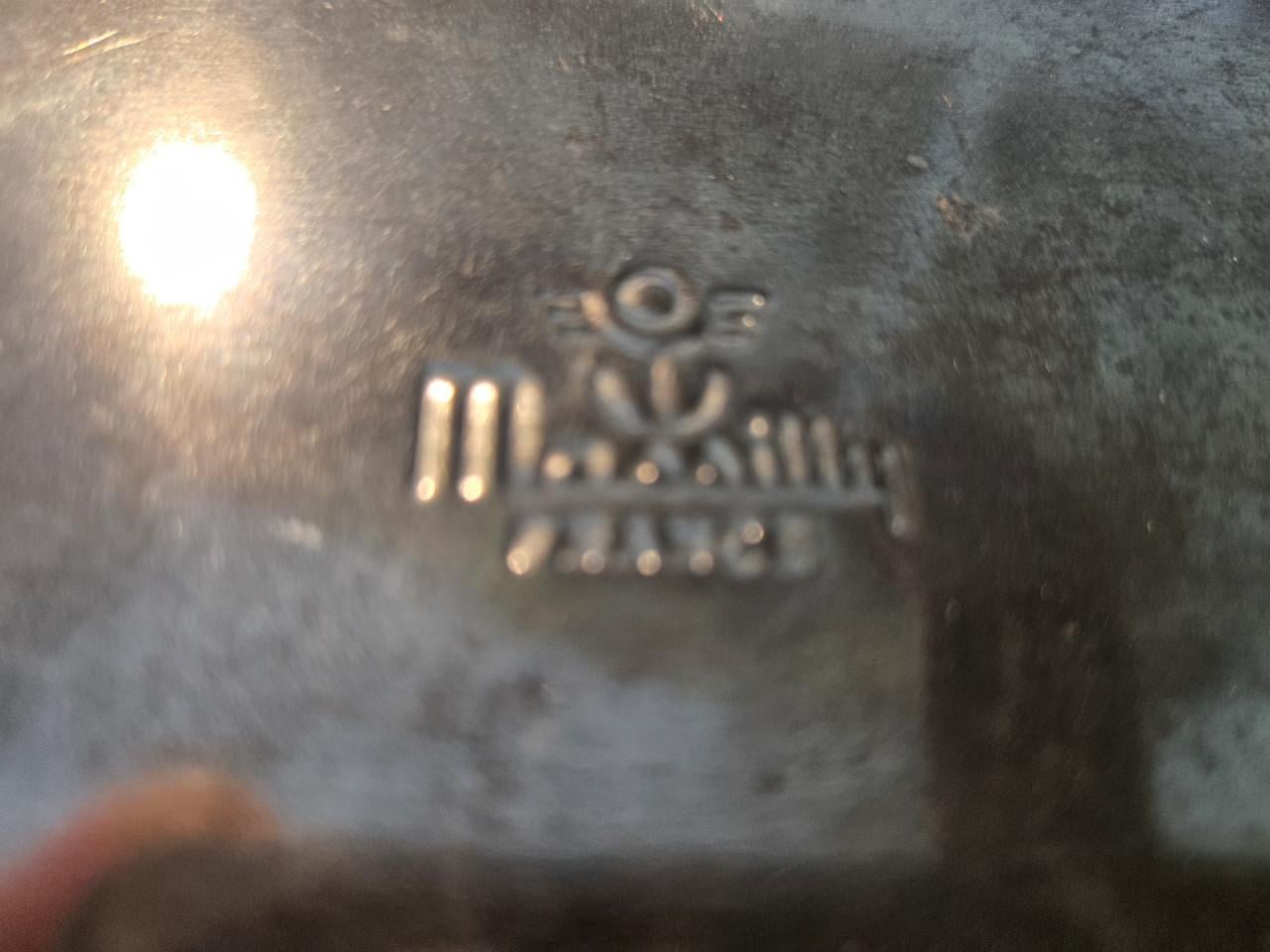 Vintage koektrommel van het merk Massilly,