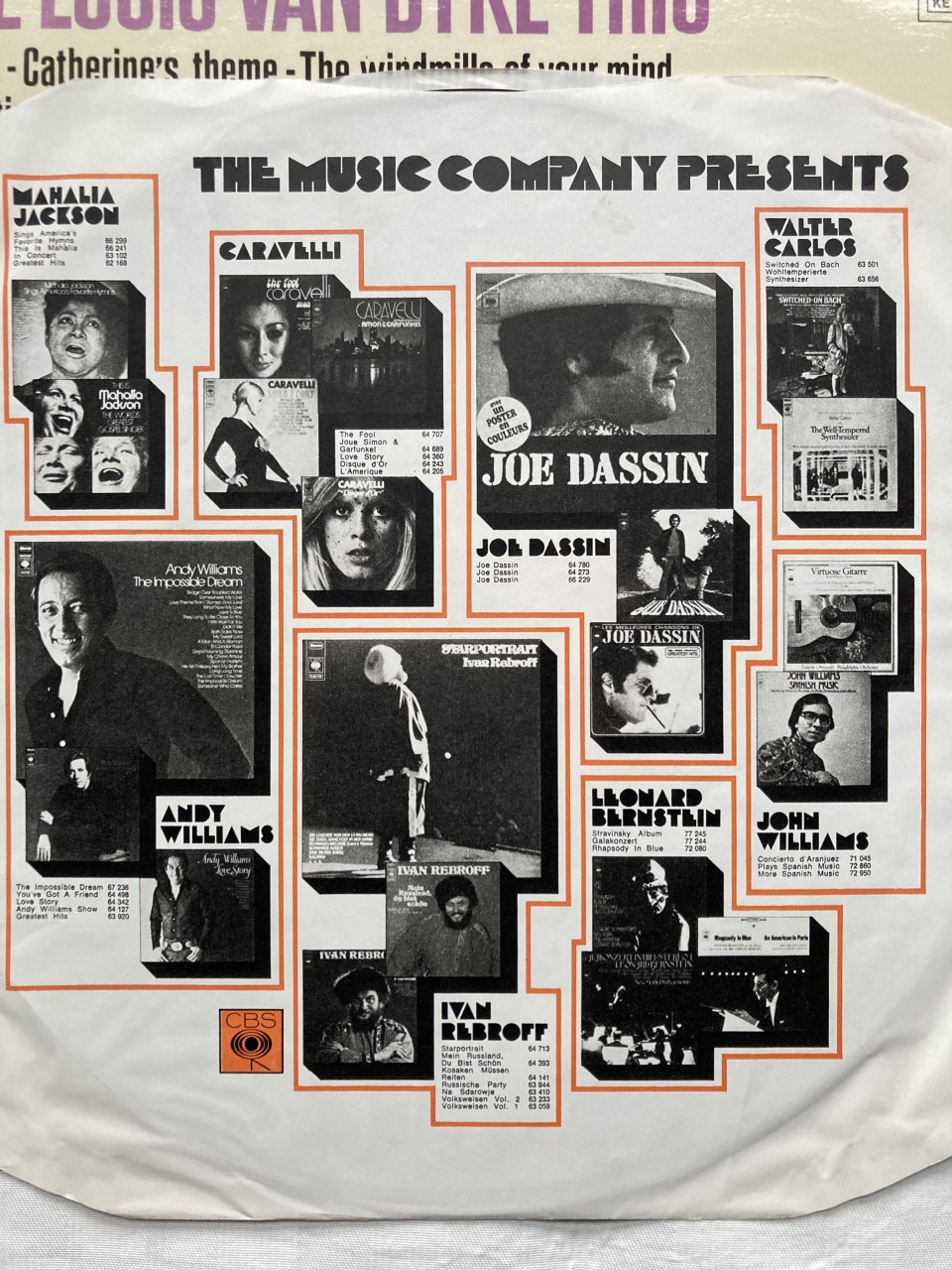 LP Trio Louis van DijkThe windmills of your mind