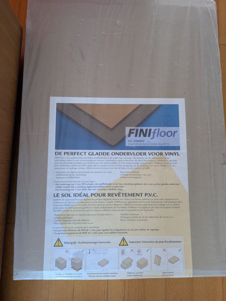Finifloor ondervloer