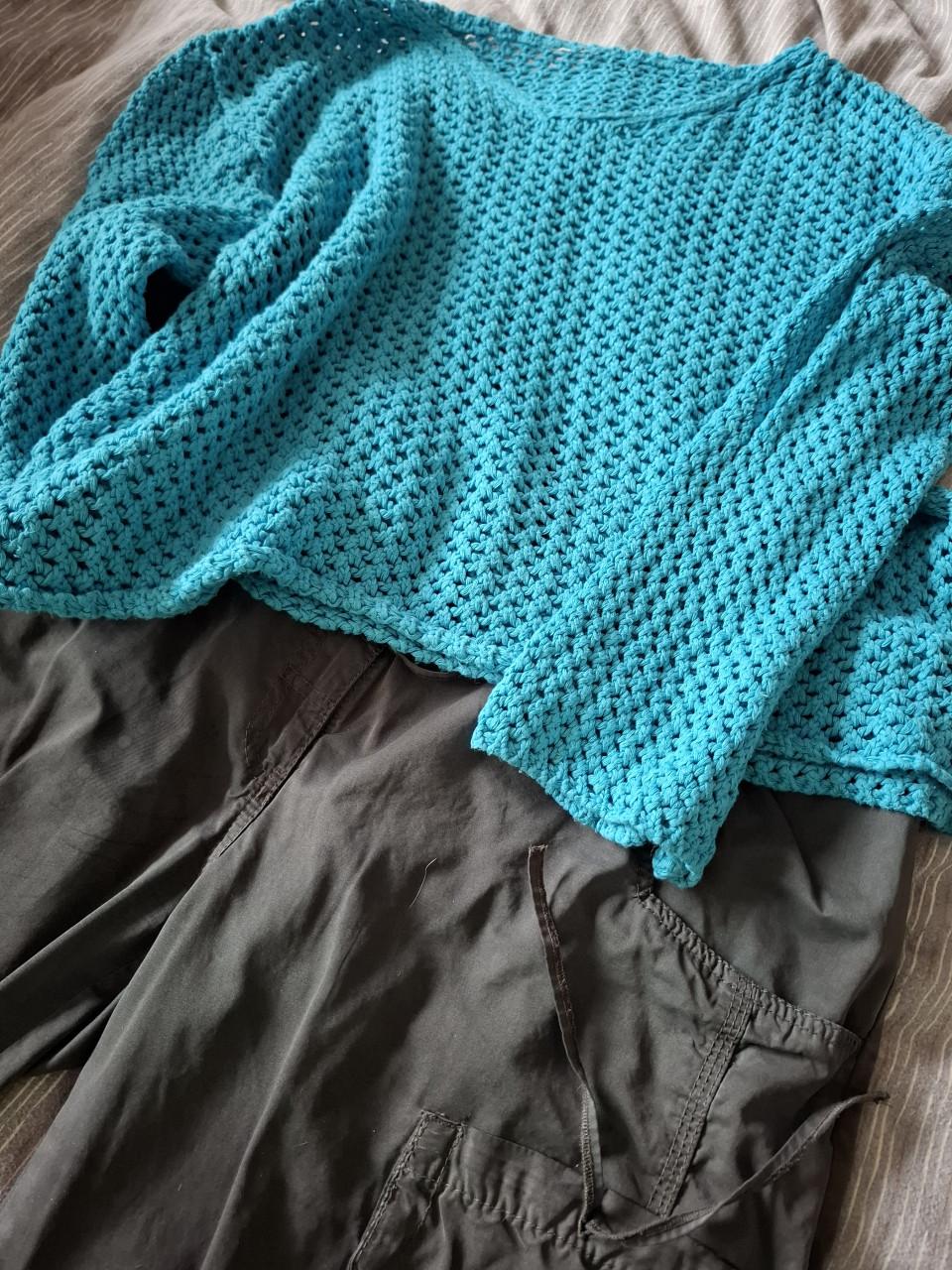 Didi broek met extra zakken en strikdetails. Grijszwart. Maat 44.