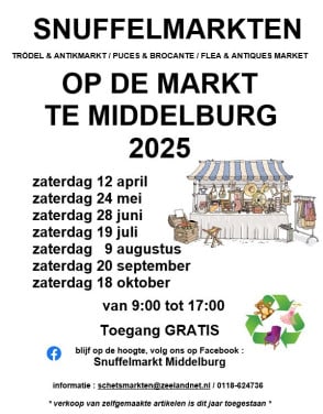 SNUFFELMARKT OP DE MARKT TE MIDDELBURG 2025