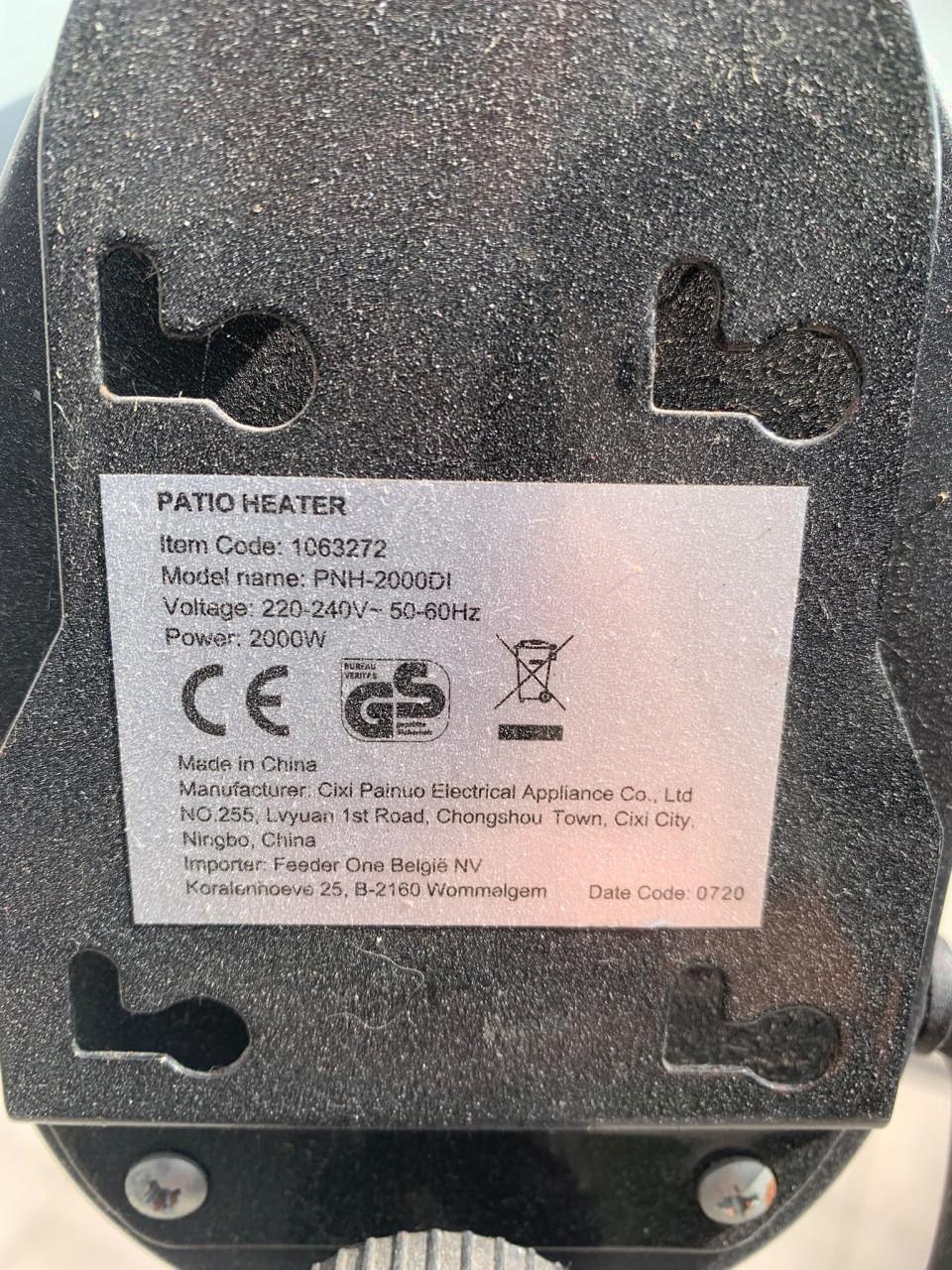 Terrasverwarmer