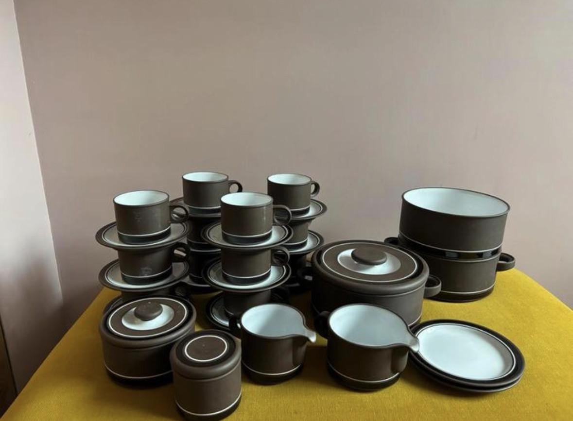 Vintage Hornsea contrast servies.