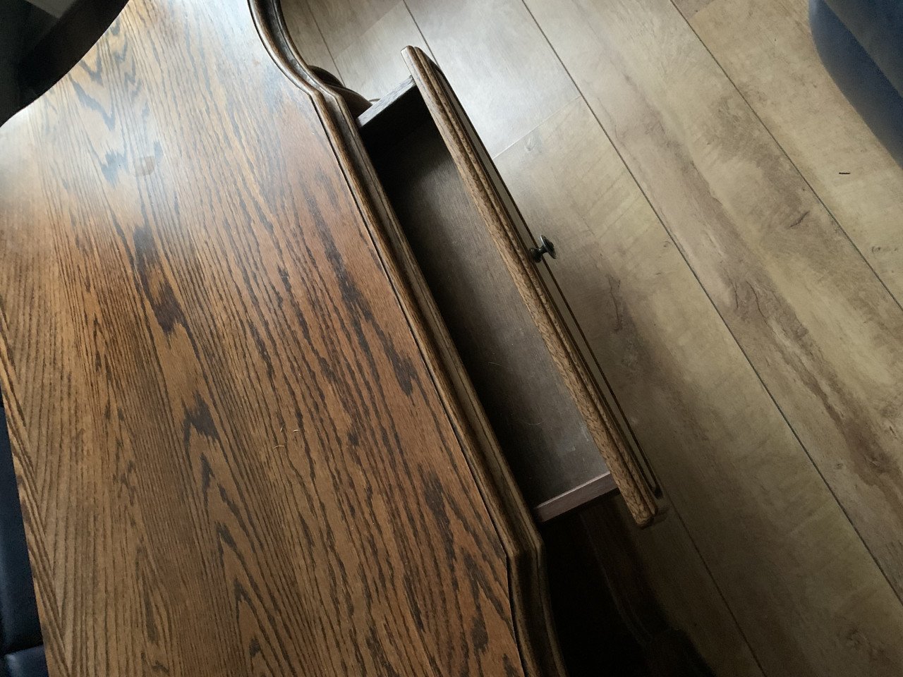 Eiken tv kast,secretaire,kast,salontafel bijzettafel