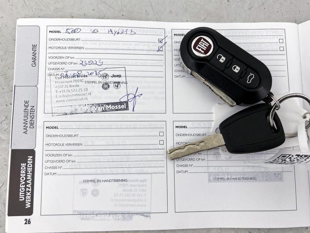 Fiat 500 C 1.0 hybrid lounge | parkeersensoren | apple carplay/android auto