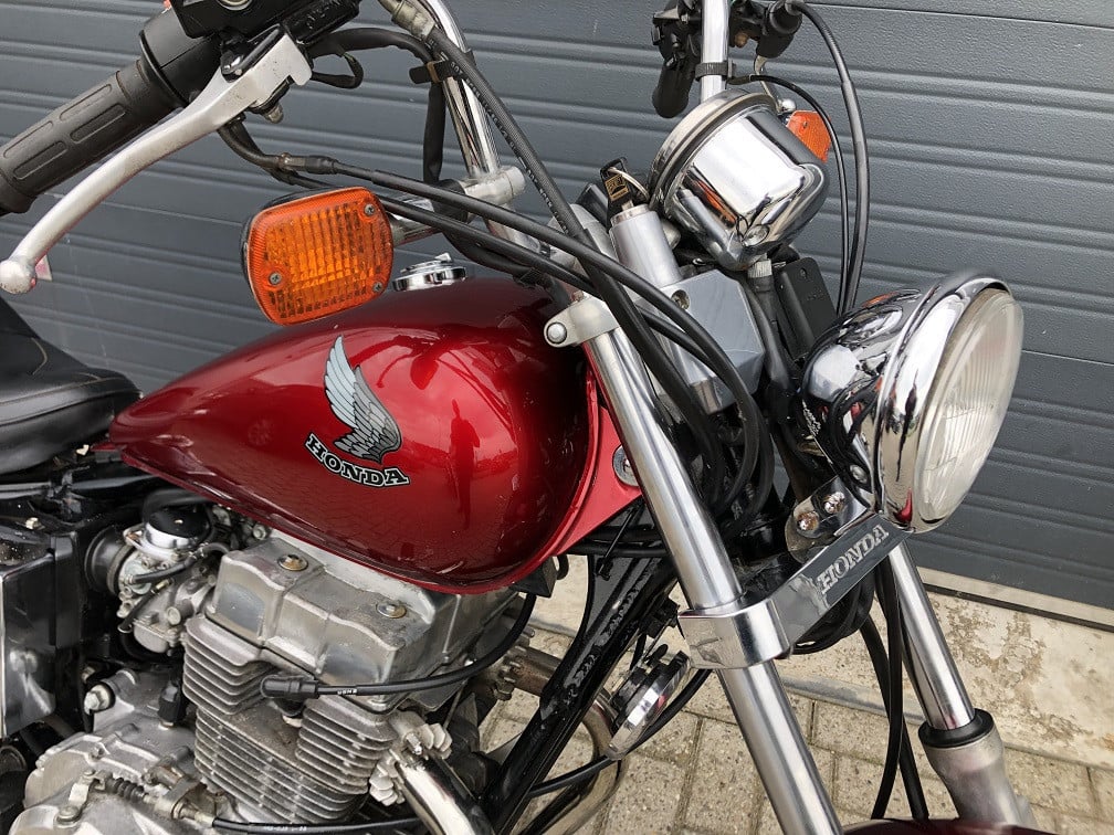 ***VERKOCHT*** Honda CMX450 Rebel '1987, keurige staat, 23 dkm, €1500,-