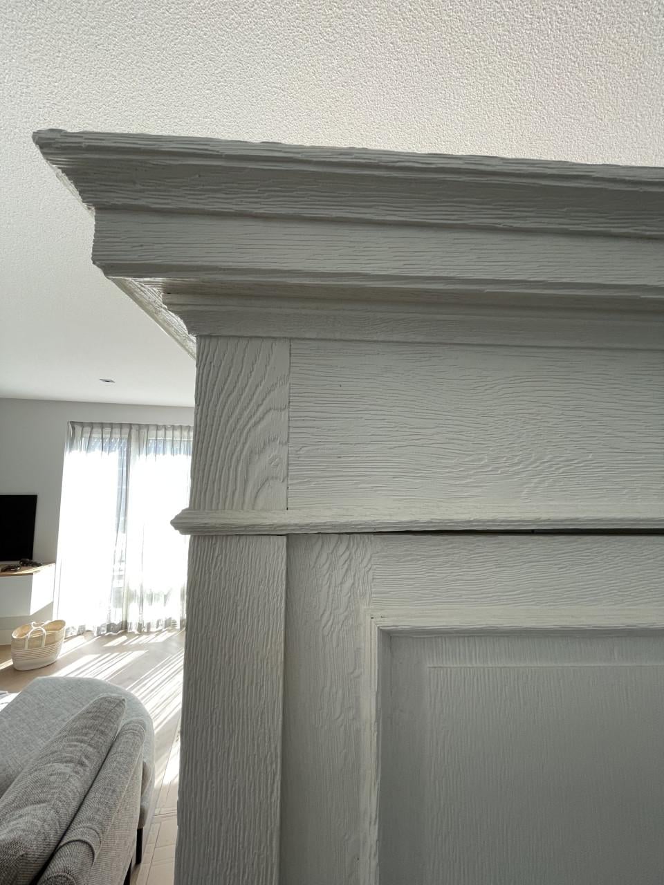 Mooie oude demontabele kledingkast