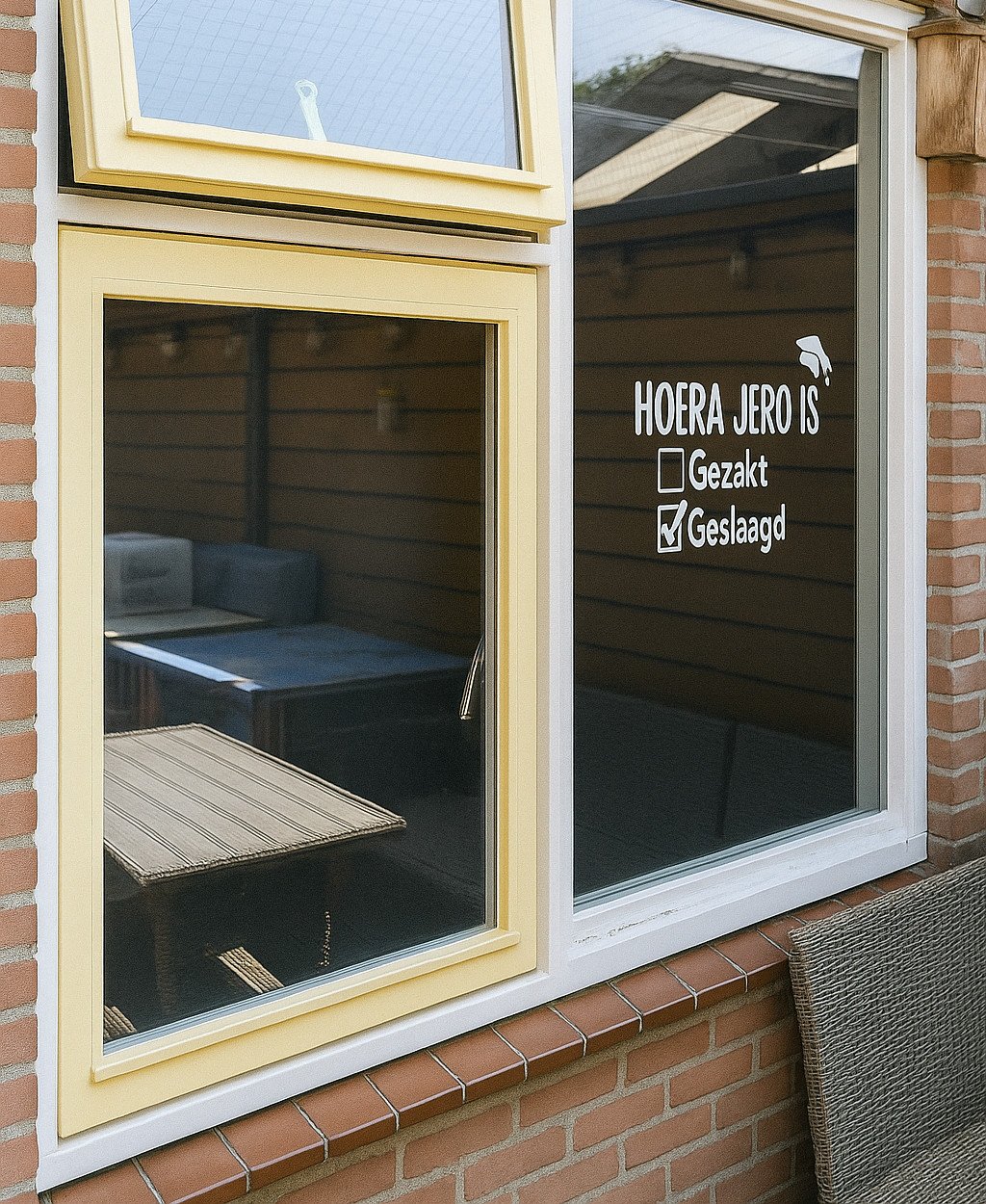 Geslaagd! Stickers