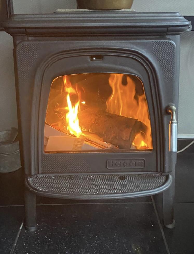 Houtkachel in prima staat!