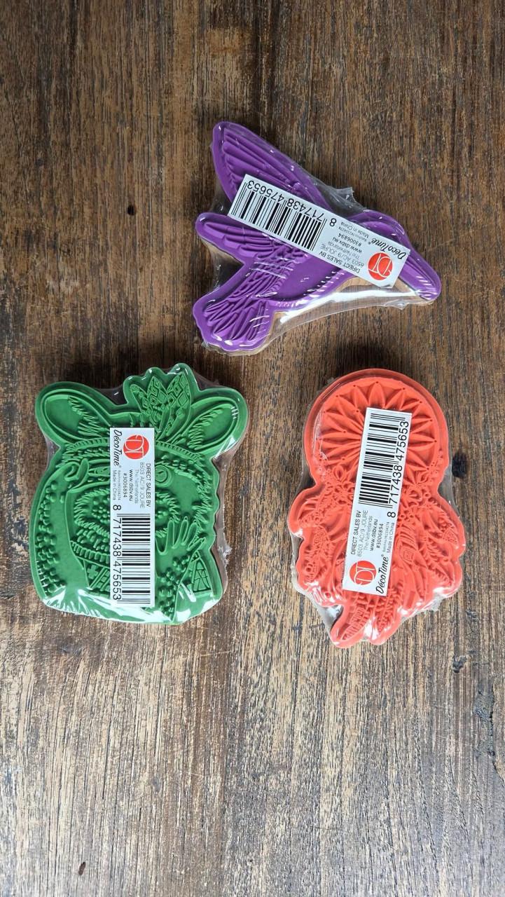 🌸 3 Stempels nieuw in de verpakking.