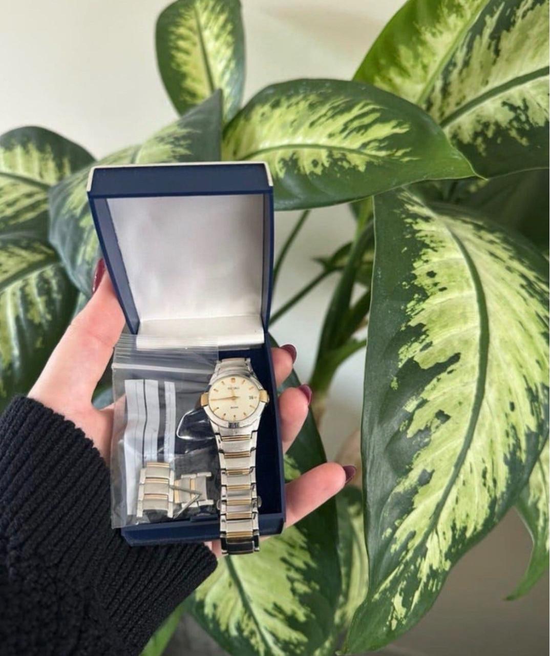 Seiko dameshorloge zilver/goud met extra schakels