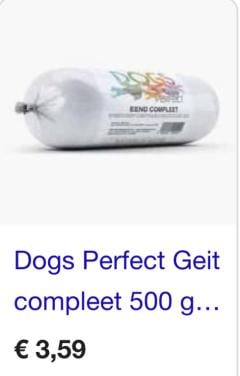 Dogs Perfect KVV geit 500 gr