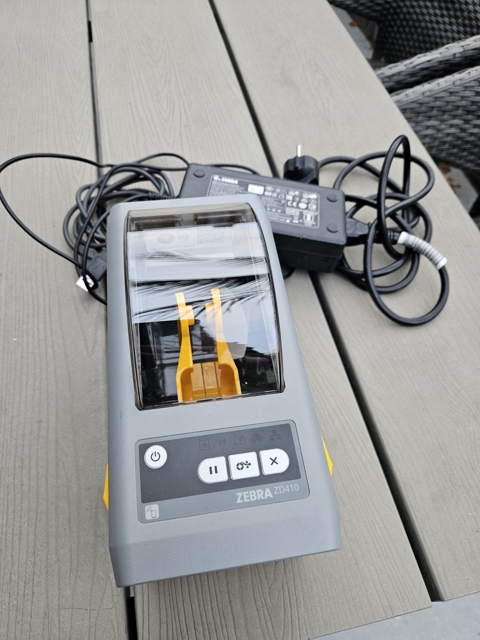 Zgan Zebra ZD 410 labelmaker met thermische printtechniek zonder inkt