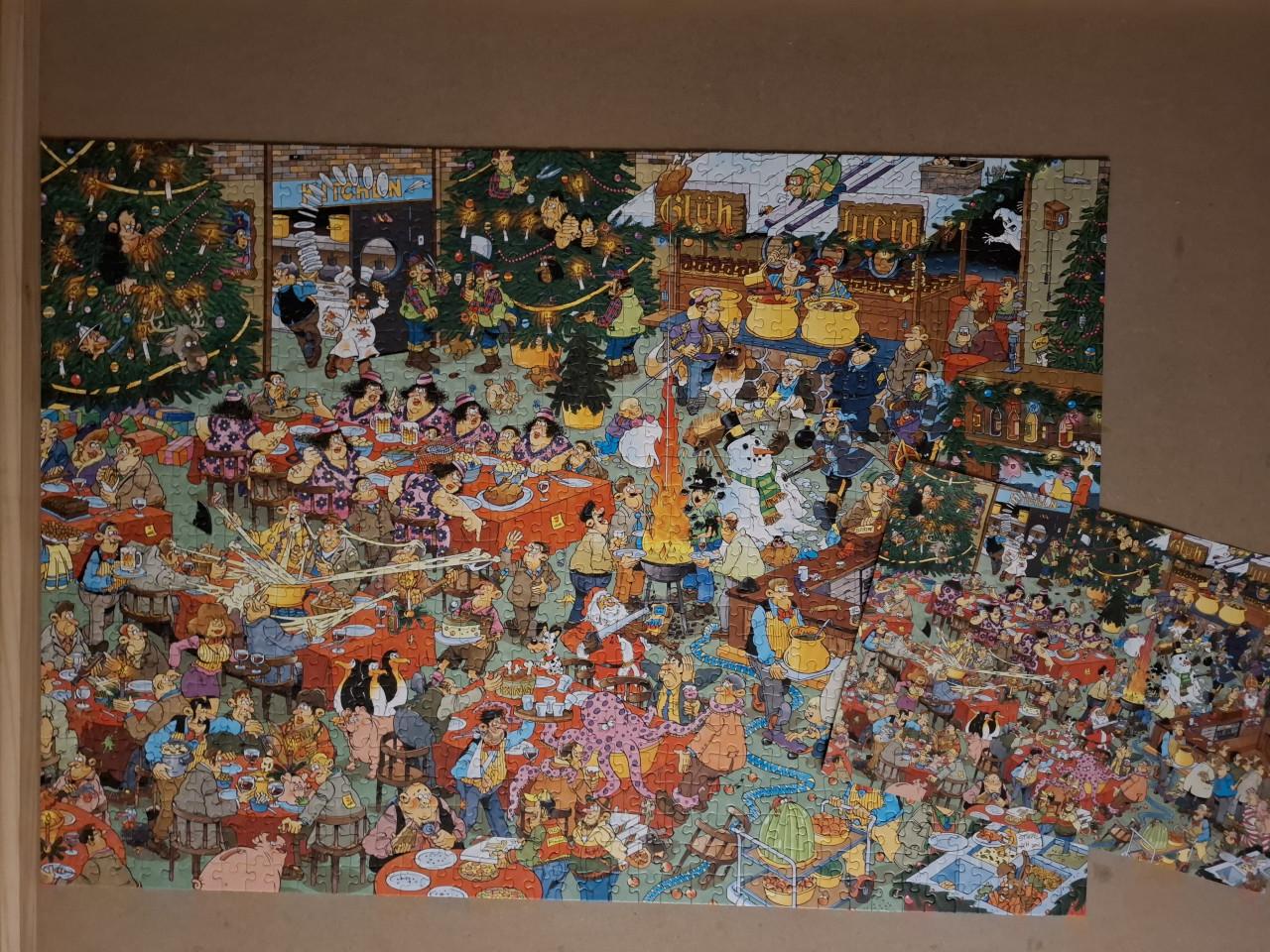 Jan van Haasteren puzzel   2 x 1000 stukjes