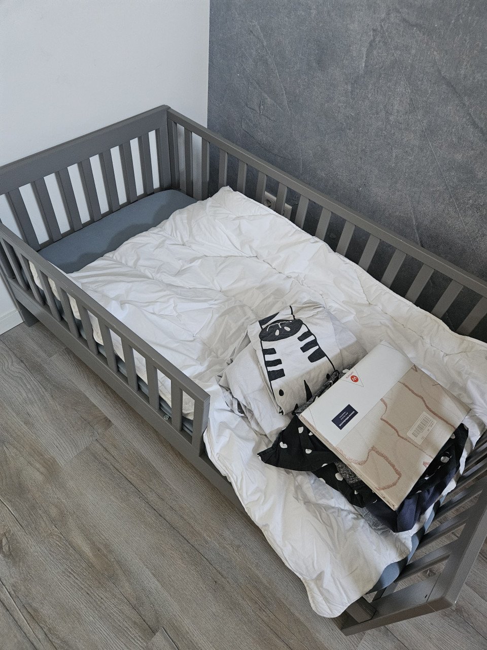 Grijs Peuterbed van Petite Amélie