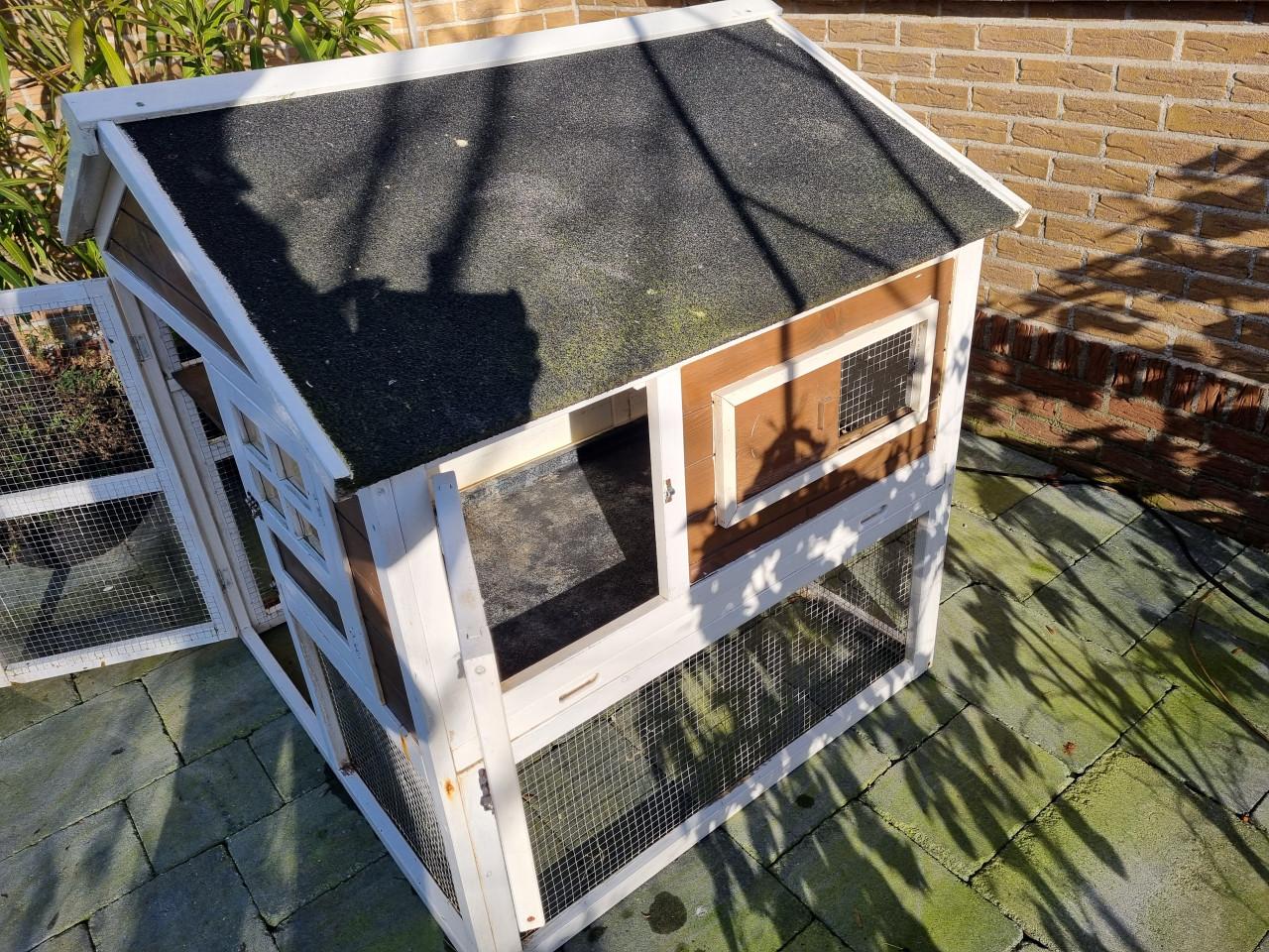 Konijnenhok plus rennetjes