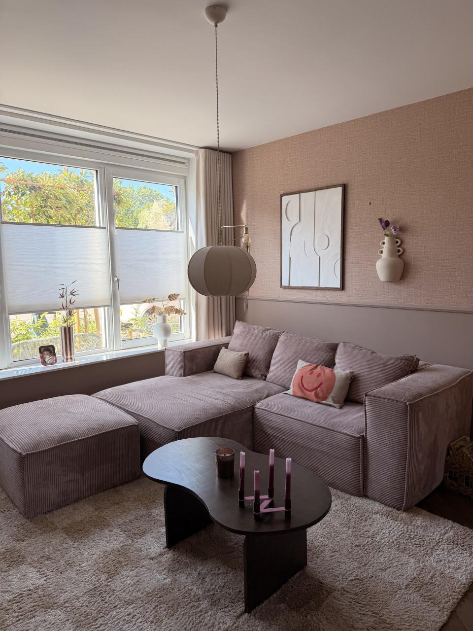Hoekbank kave home + hocker