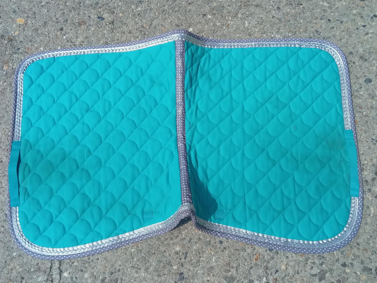 Fell turquoise dekje